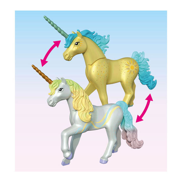 Playmobil verzameleenhoorn regenboogbloem met fee - 71840