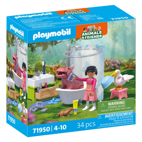 Playmobil animals friends dierenbadplezier - 71950