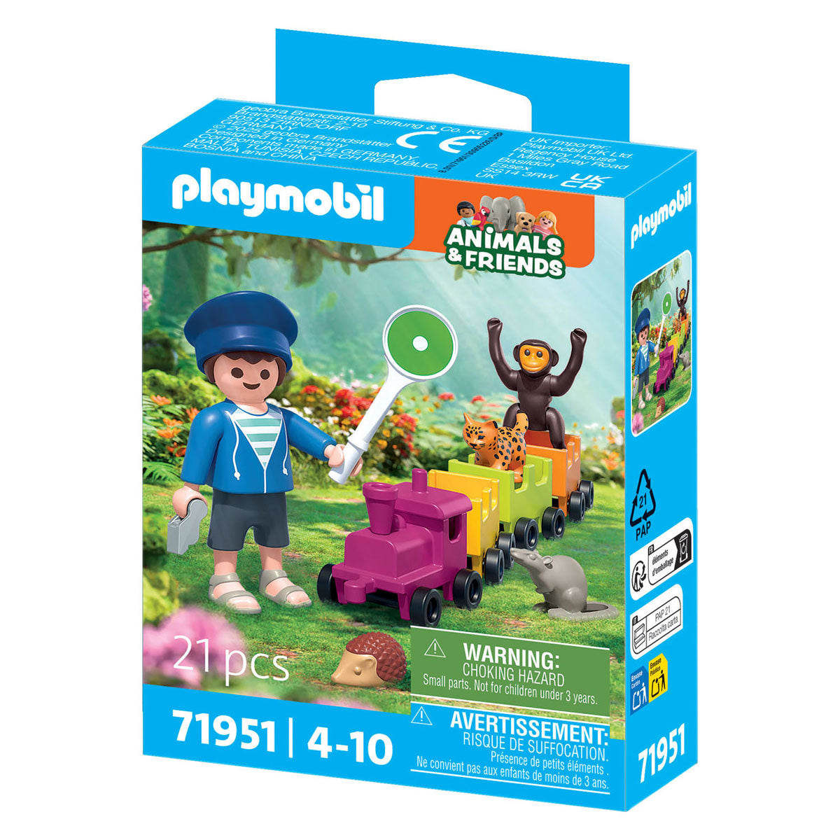 Playmobil animals friends kleine locomotieftocht - 71951