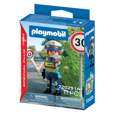 Playmobil specials politieagent met snelheidsradar - 72029