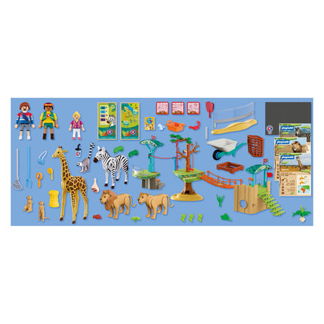 Playmobil – 72070 – speelset – zoo avontuur – 169 delen
