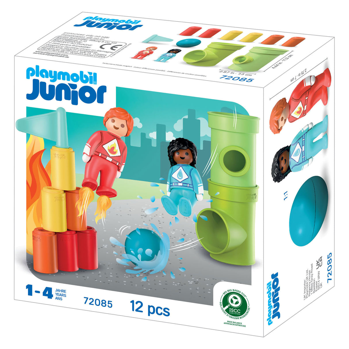 Playmobil junior superheld in actie - 72085