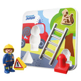 Playmobil brandweer puzzel speelgoed - junior 72088 - educatief.
