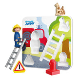 Playmobil brandweer puzzel speelgoed - junior 72088 - educatief.