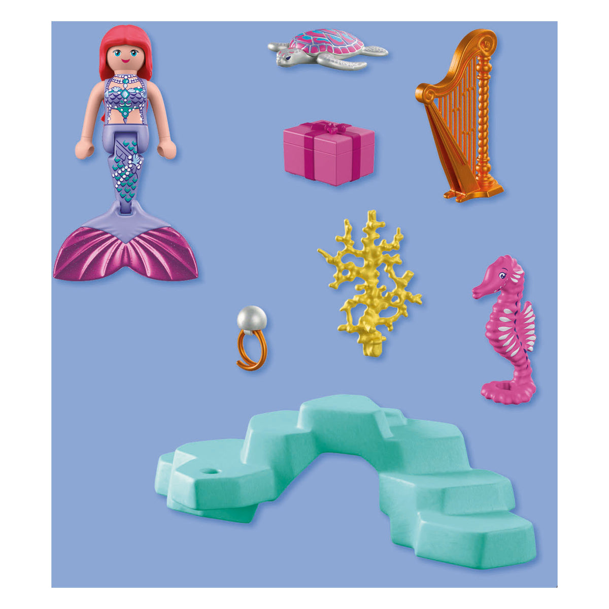 Playmobil fantasy magic zeemeermin met geschenk - 72107