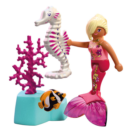 Playmobil fantasy magic zeemeermin speelgoedset met zeepaardje.