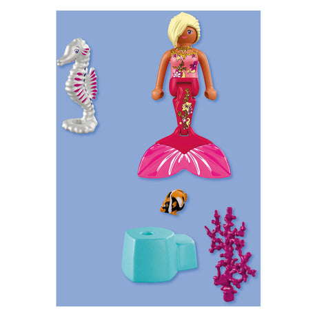Playmobil fantasy magic zeemeermin speelgoedset met zeepaardje.