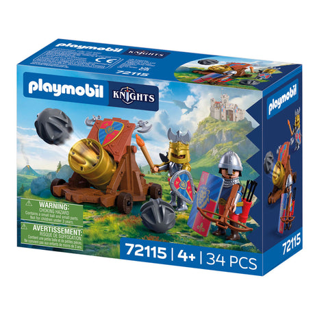 Playmobil knights ridders met kanon - 72115