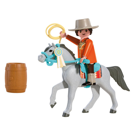 Playmobil horses western speelgoedset paardrijden met accessoires.