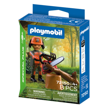 Playmobil specials houthakker met kettingzaag - 72150