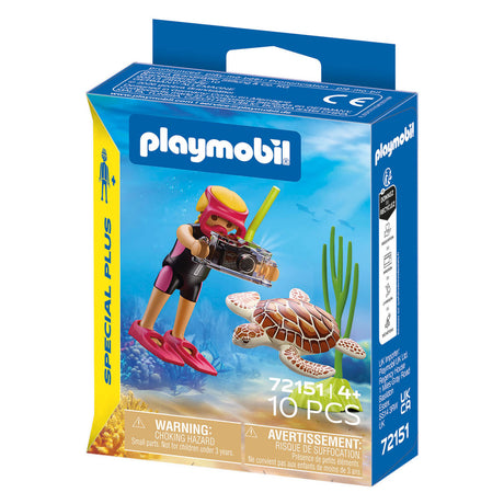 Playmobil specials duiker met schildpad - 72151