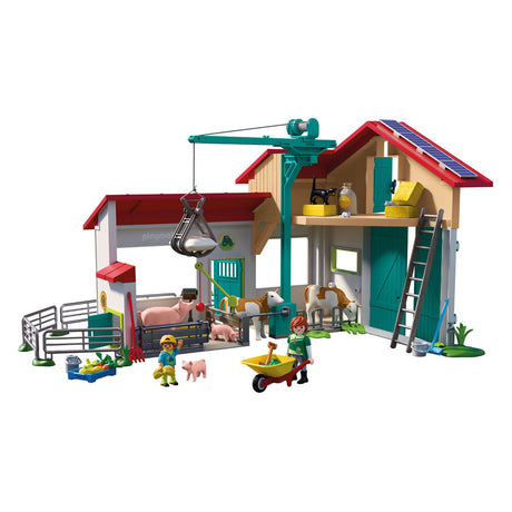 Playmobil country boerderij speelset met dieren en accessoires.