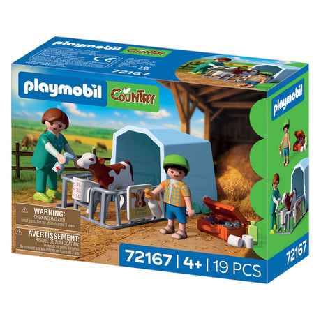 Playmobil country dierenarts boerderij speelset kalfje verzorgen 72167.