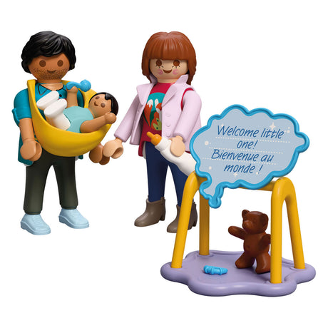 Playmobil geboorte speelset - baby familie cadeau set.
