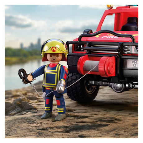 Playmobil city action brandweerpick-up - 72194
