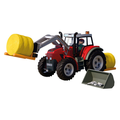 Playmobil country grote tractor met hooibalen - 72305
