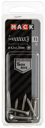 Mack 1019801 - zelftappende schroef bolvz.kopa2 8st 4,2 x 25 mm | 10 stuks