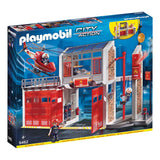 Playmobil City Action Duże straży pożarne z helikopterem 9462