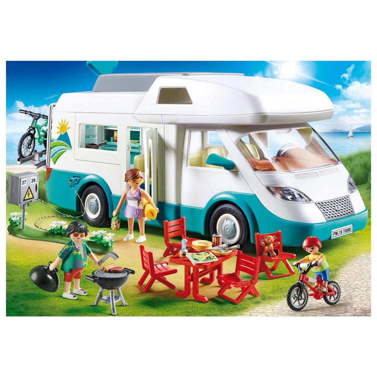 Playmobil Family Fun Camper With Family 70088