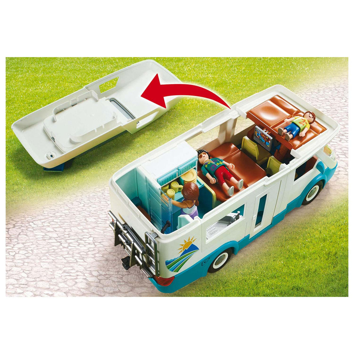 Playmobil Family Fun Camper With Family 70088