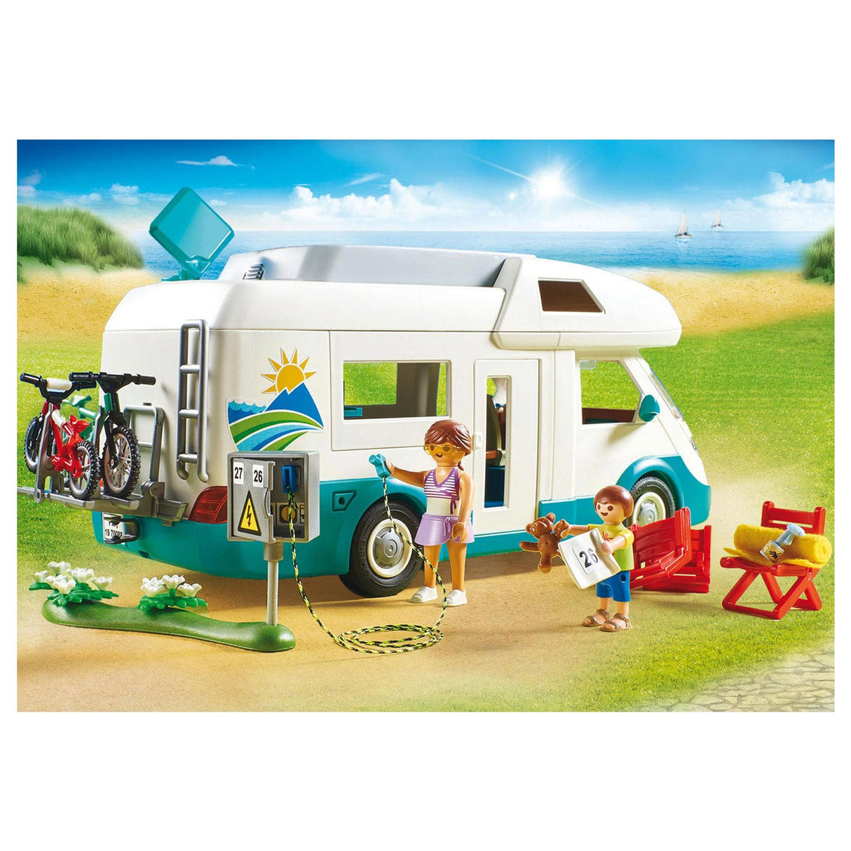 Playmobil Family Fun Camper With Family 70088