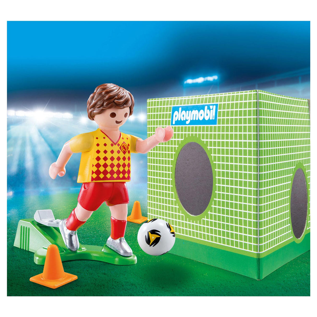 Playmobil 70157 Footballer with Doel