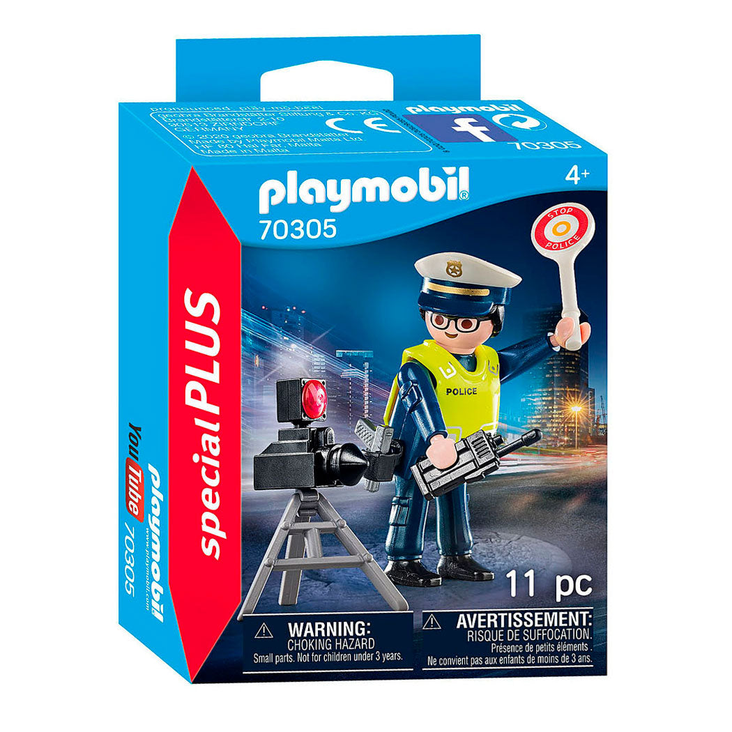 Playmobil 70305 Policjant z kontrolą flash