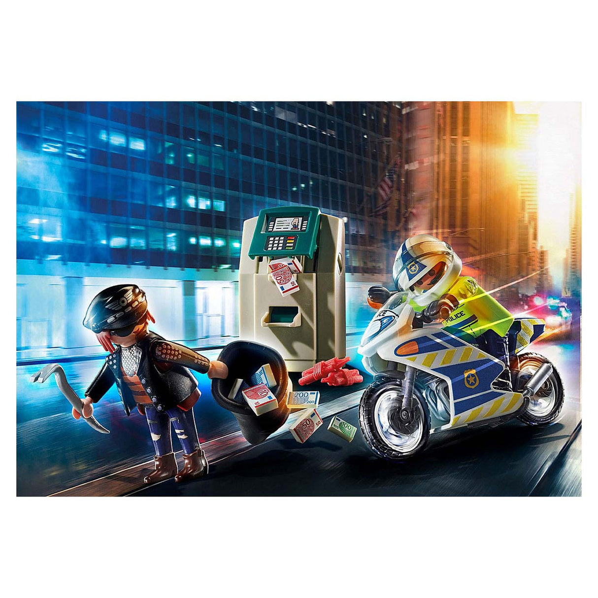 Playmobil City Action Police Motor Pursuit of Geldrover 70572