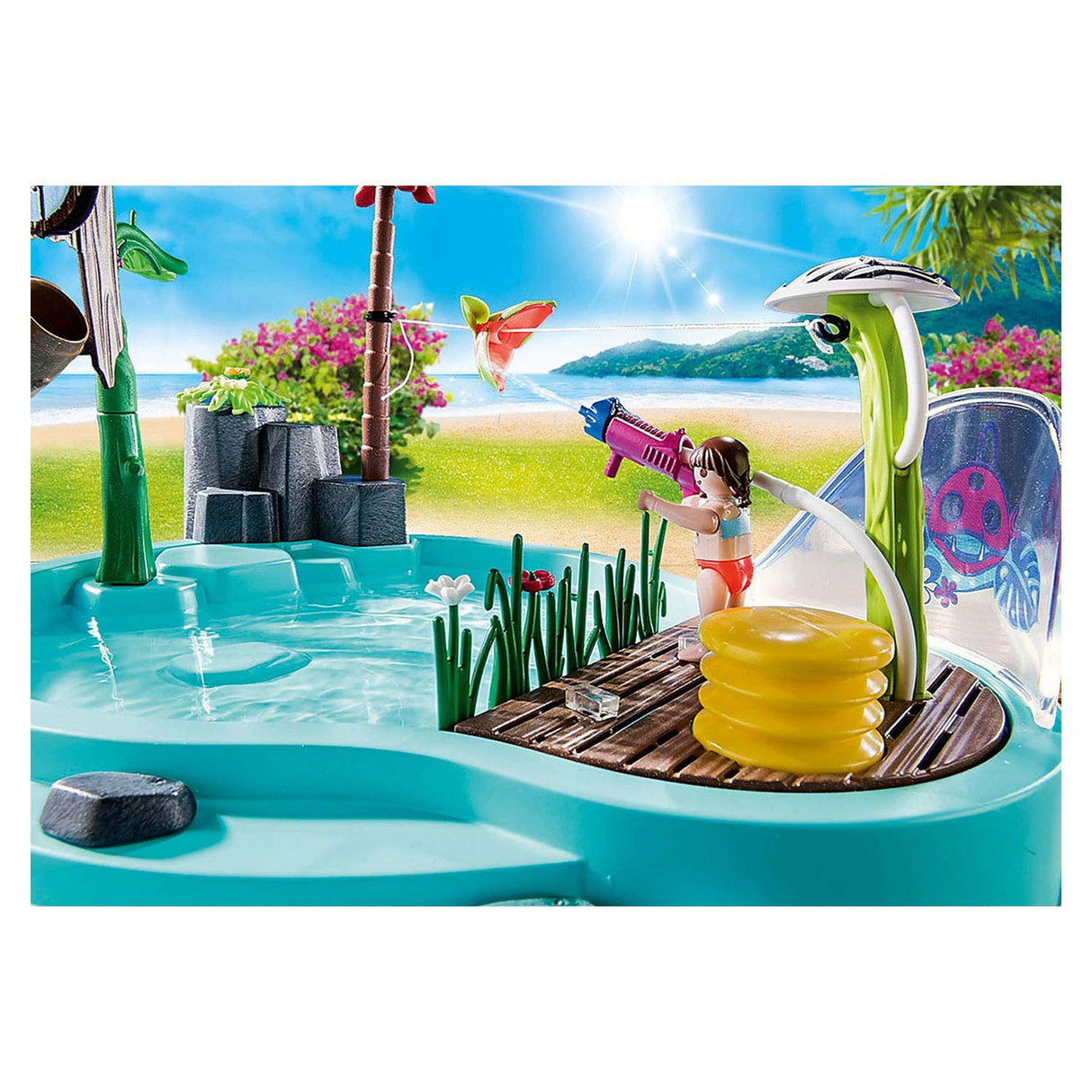 Playmobil Family Fun Basen z Watersplash 70610