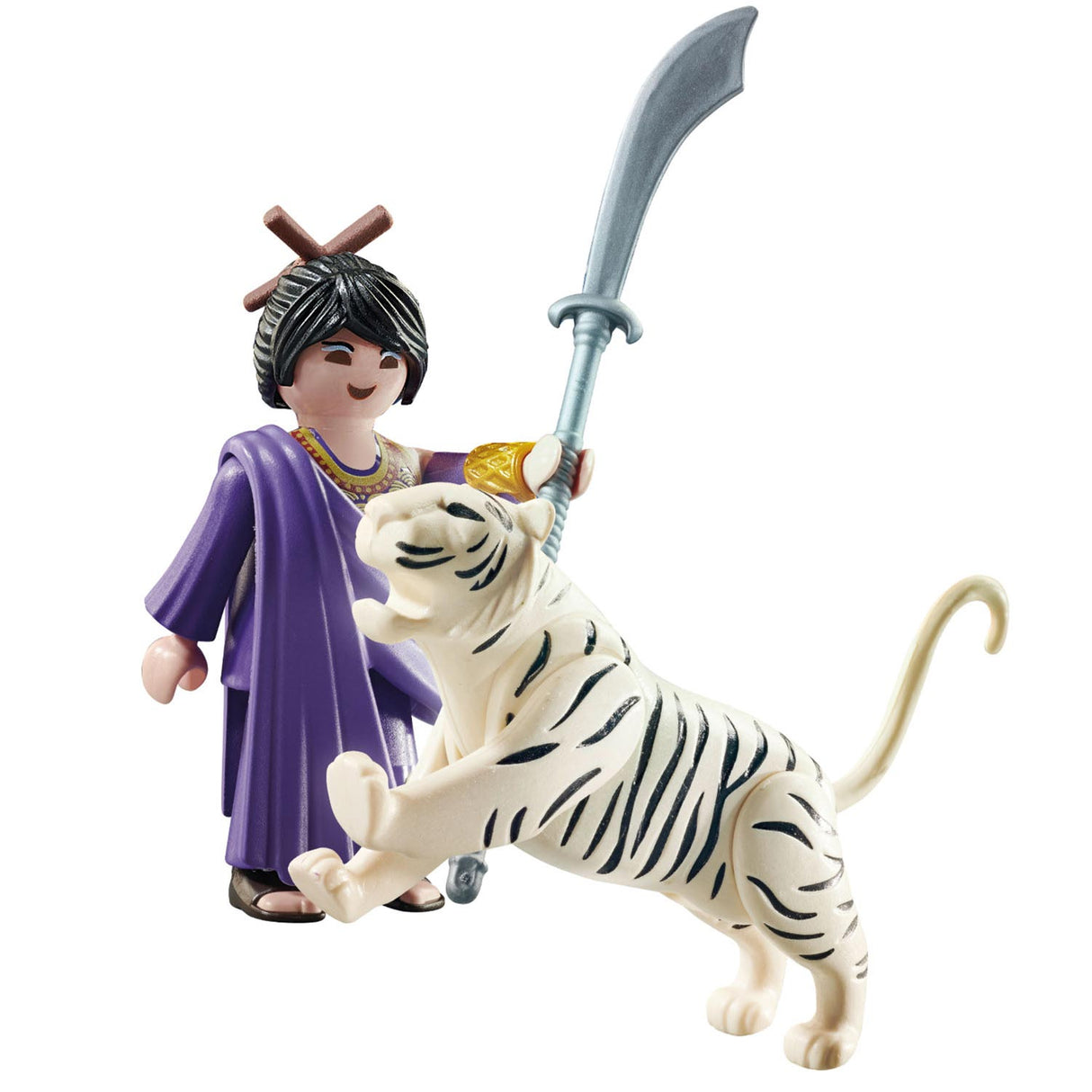 PlayMobil Especials Fighter Asian con Tiger 70382