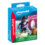 Playmobil specials voetbalster met doelmuur - 70875