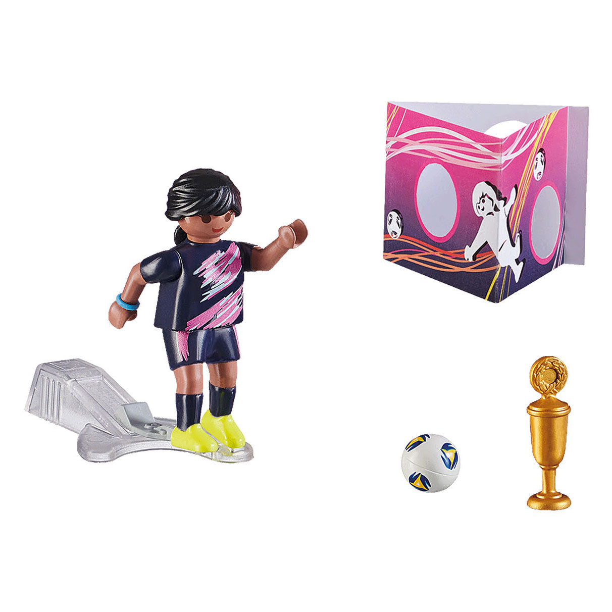 Playmobil Specials football star with target wall 70875