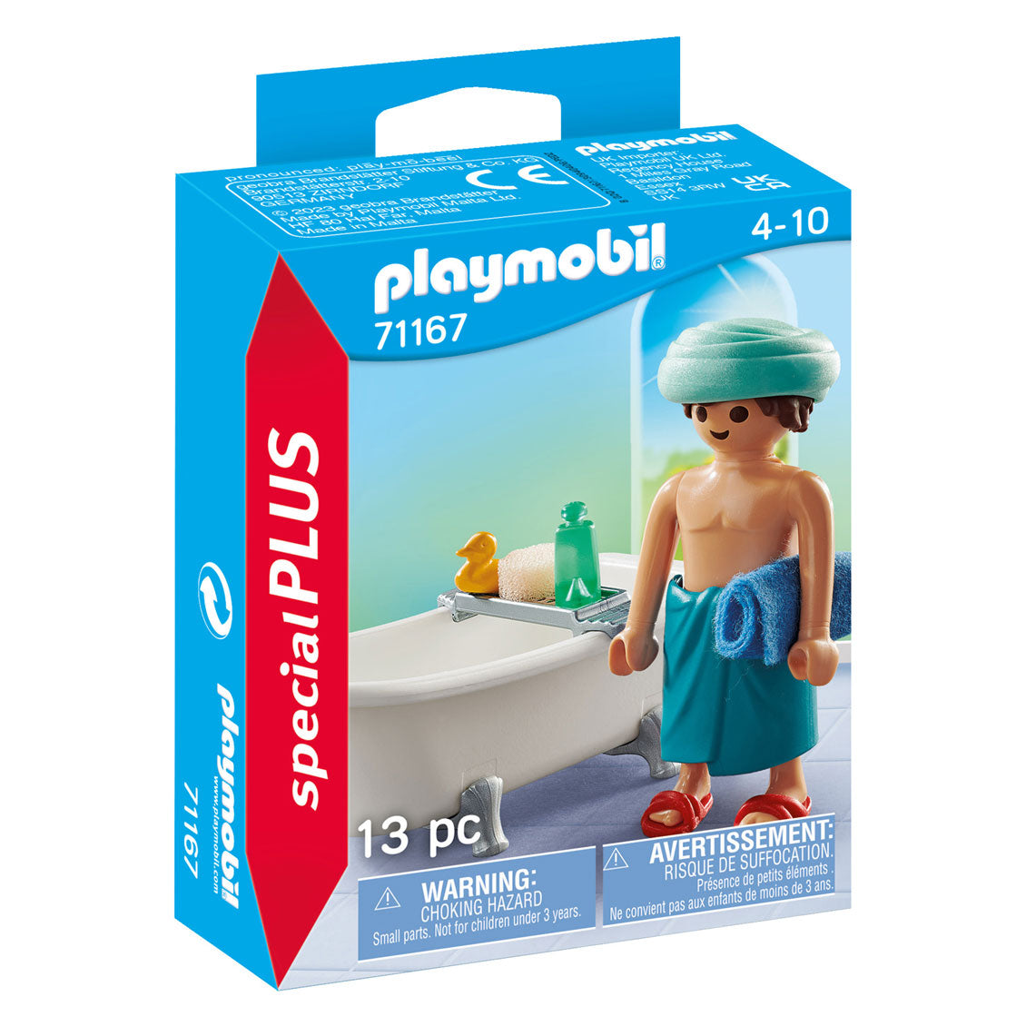 Playmobil specials mand i Badkuip 71167