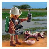 Investigador especial de PlayMobil con Young Caiman 71168