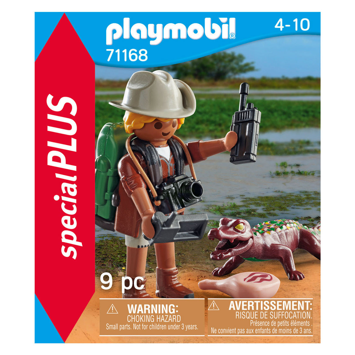 Playmobil Specials Forskare med Young Caiman 71168