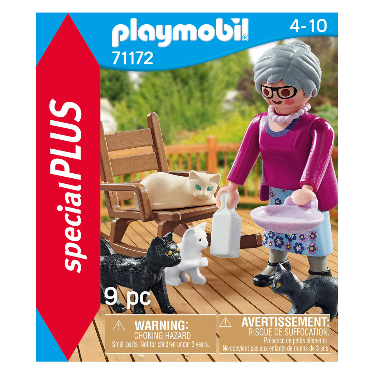 Playmobil Specials nonna con gatti 71172