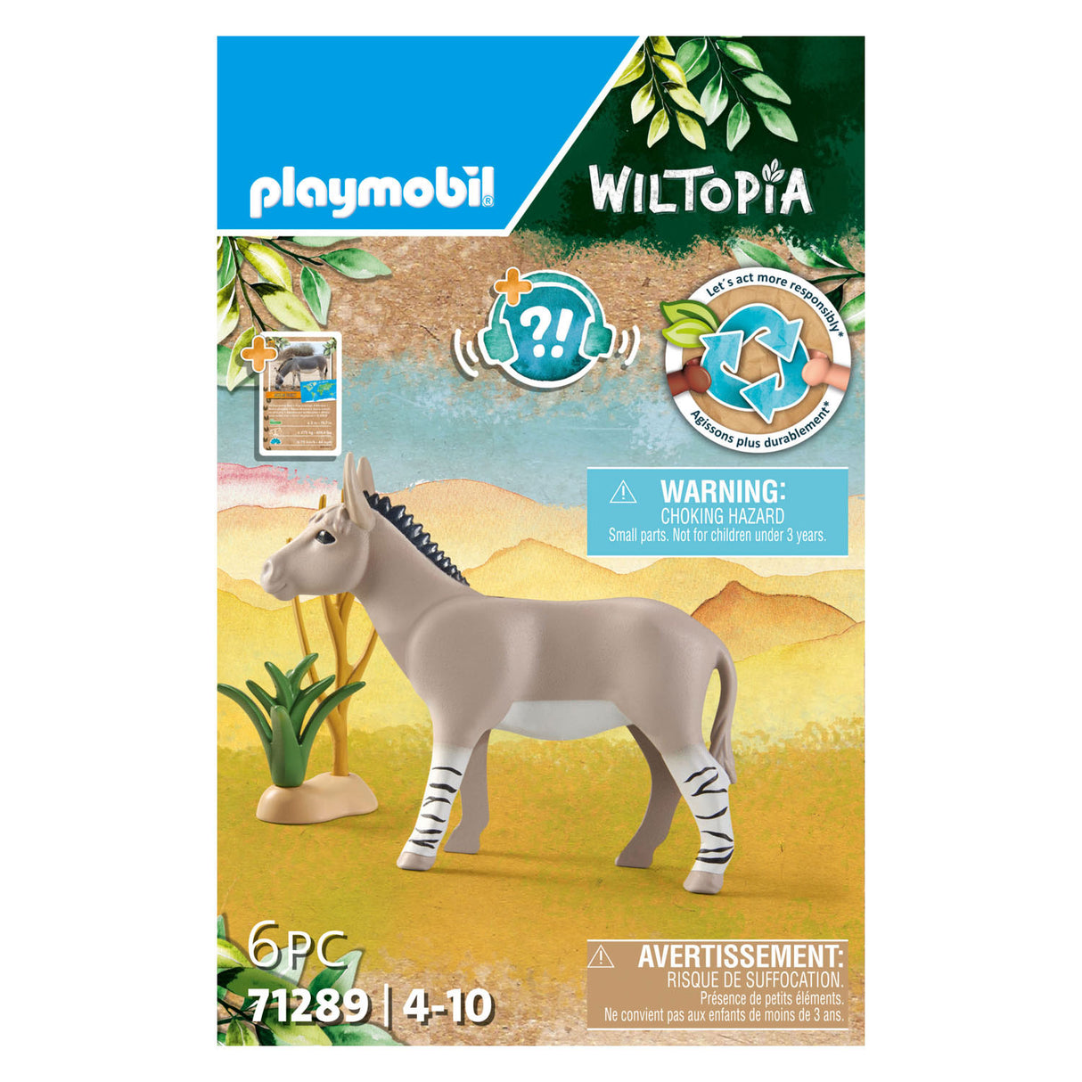 PlayMobil Wiltopia Africano Wild Ezel 71289