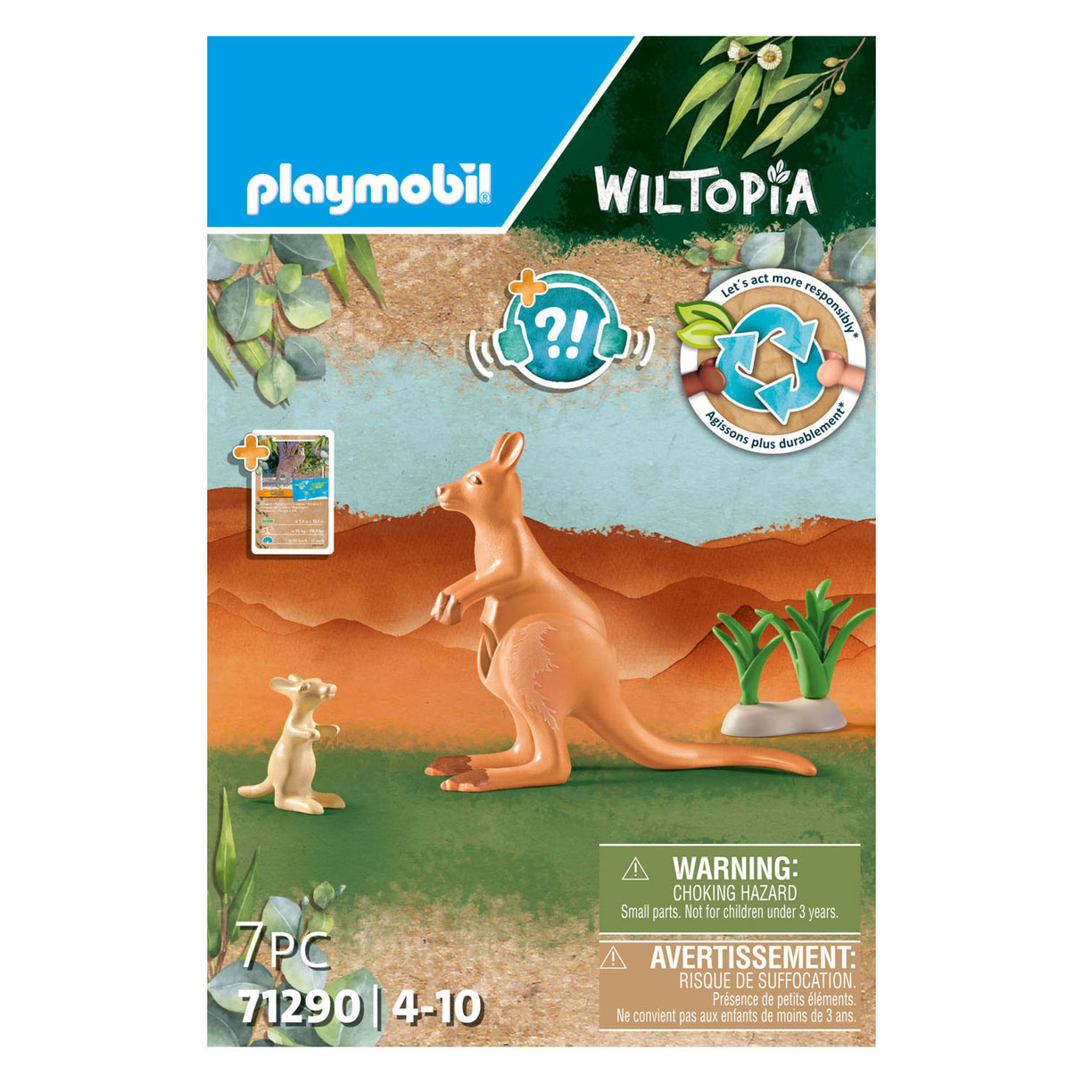 Playmobil Wiltopia Kangaroo z Welp 71290