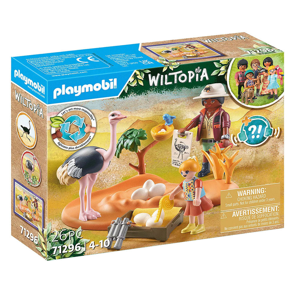 Playmobil Wiltopia Besøg Papa Ostrich 71296