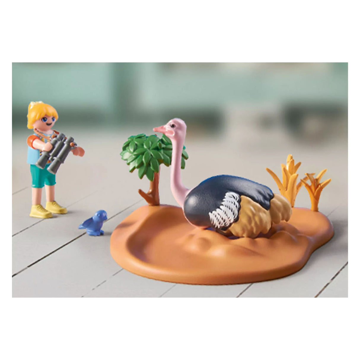 Playmobil Wiltopia Besøg Papa Ostrich 71296