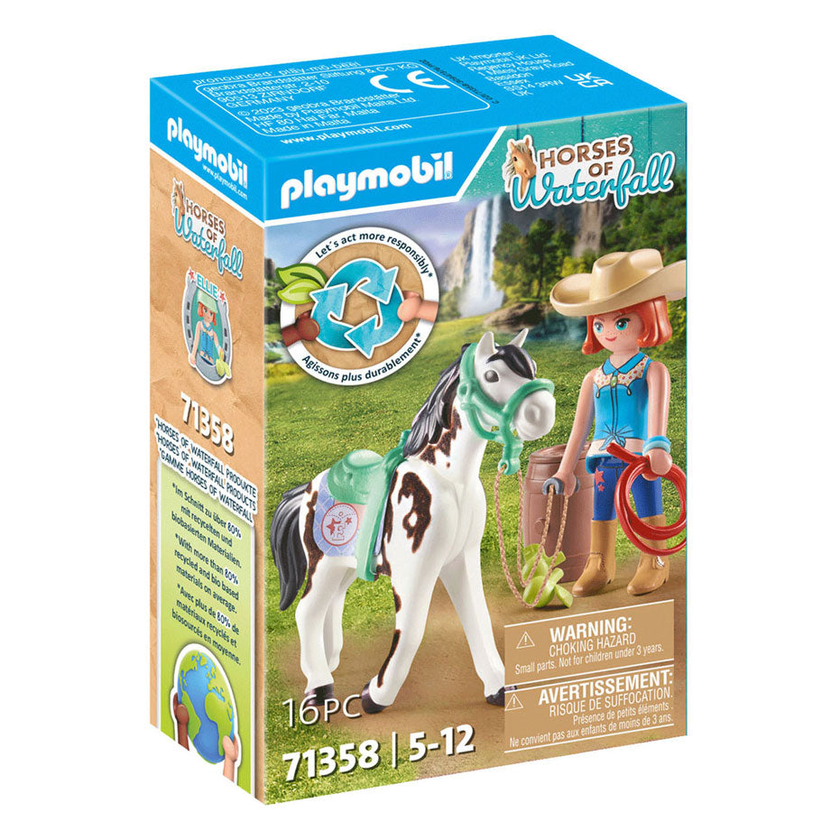 PlayMobil Horses eller Waterfall Ellie og Sawdust Play Set 71358