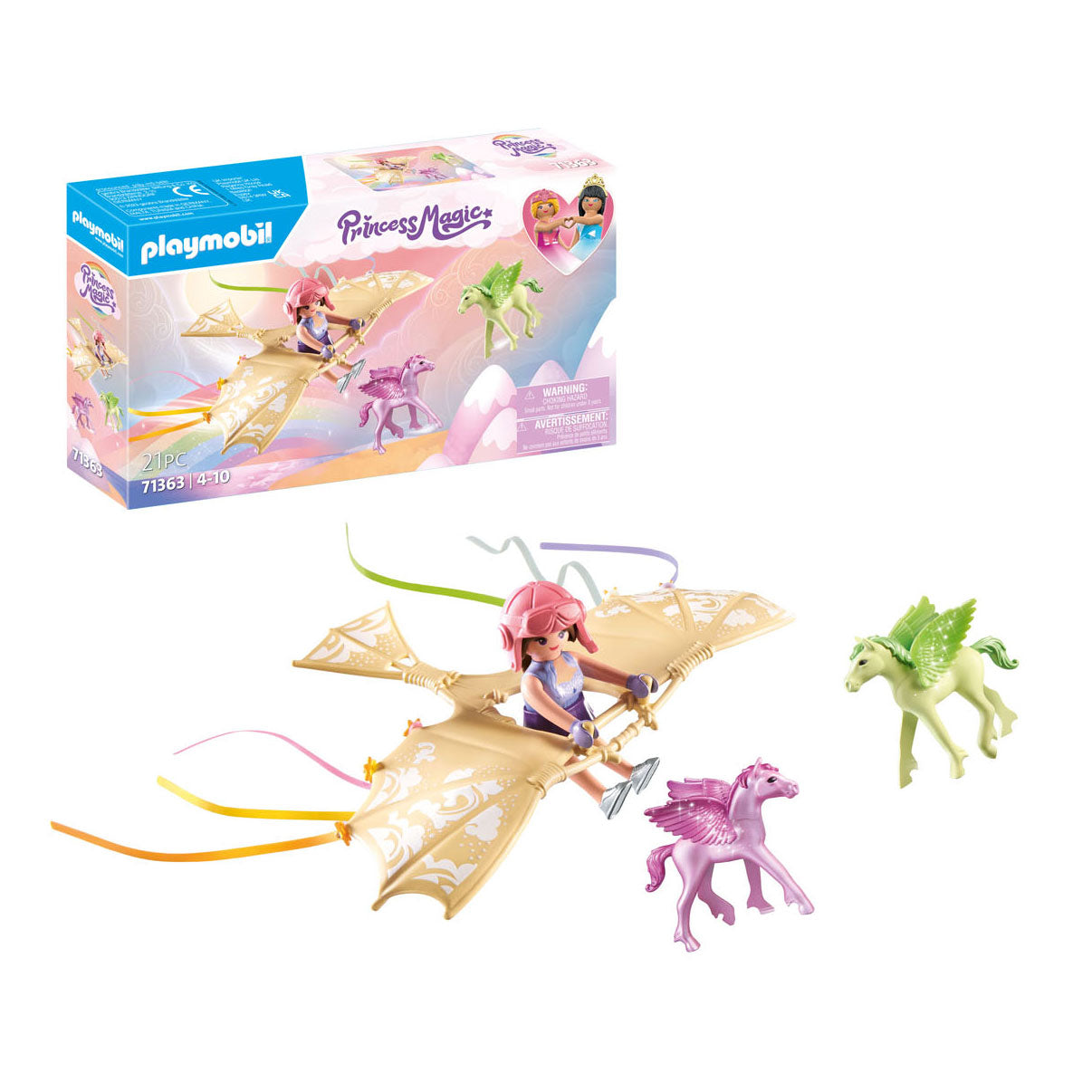 Playmobil prinsesseutflukt med Pegasus-Veulens 71363