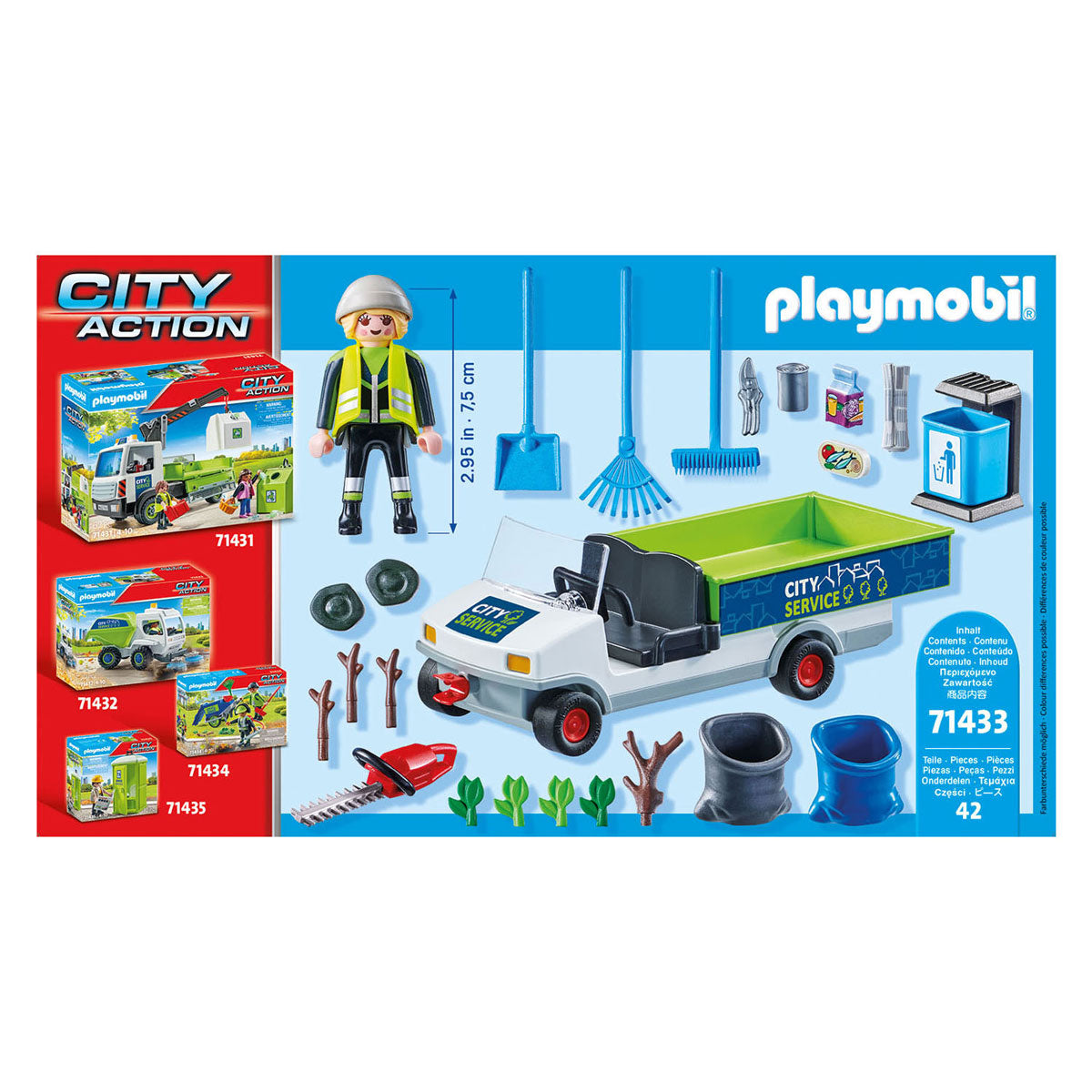 Playmobil City Action Electric Street Wipe Machine 71433