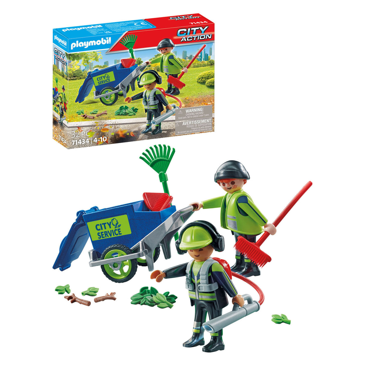 Playmobil City Action Figure Set Set Team 71434