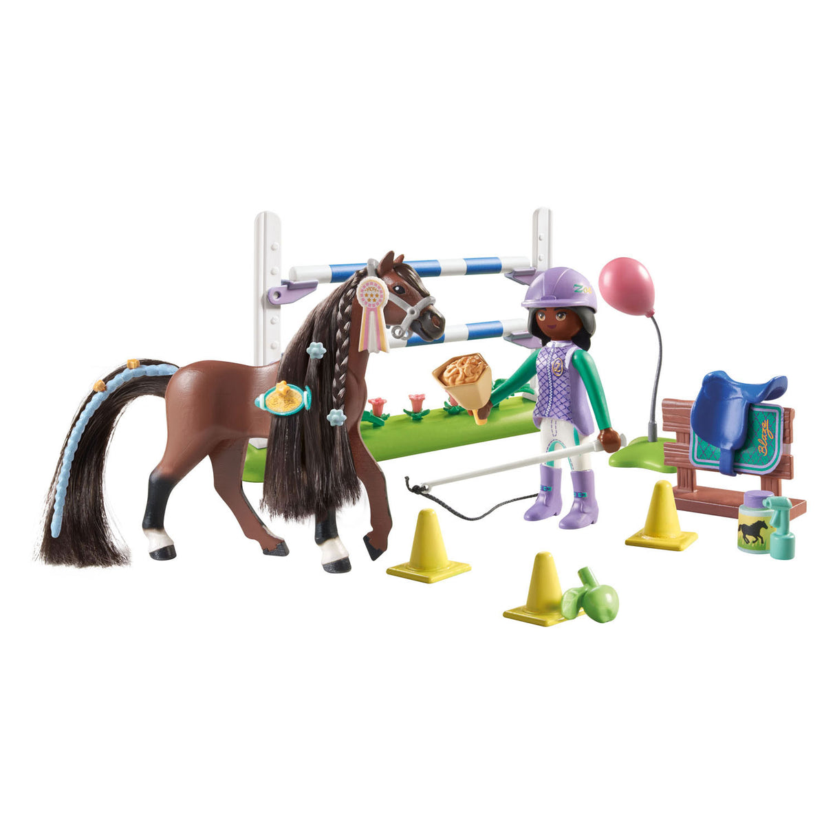 PLAYMOBIL Horses of Waterfall Zoe en Blaze Speelset 71355