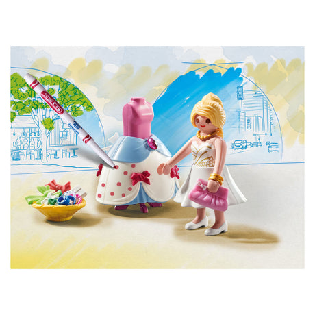 Playmobil color modieuze jurk - 71374