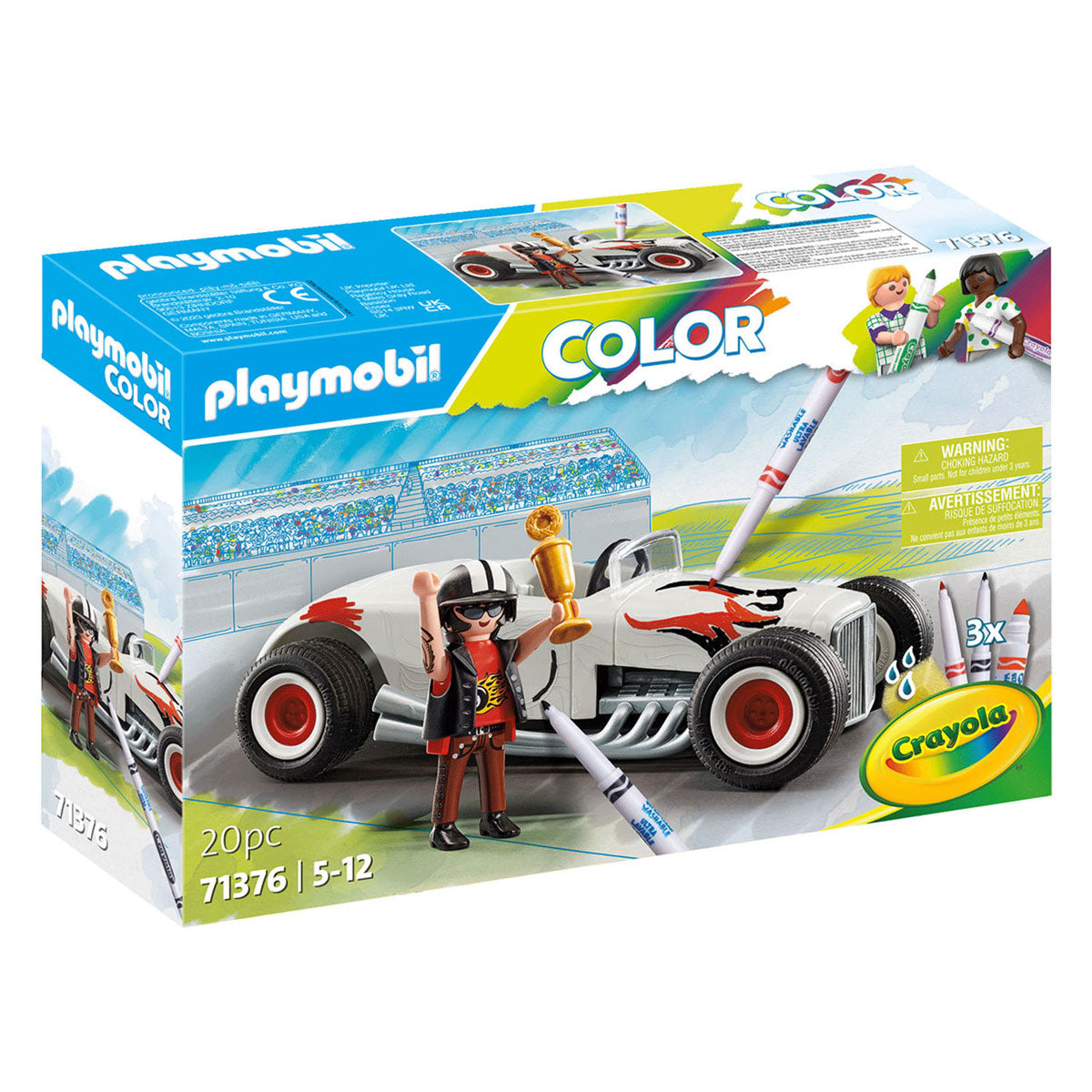 Playmobil color racewagen - 71376