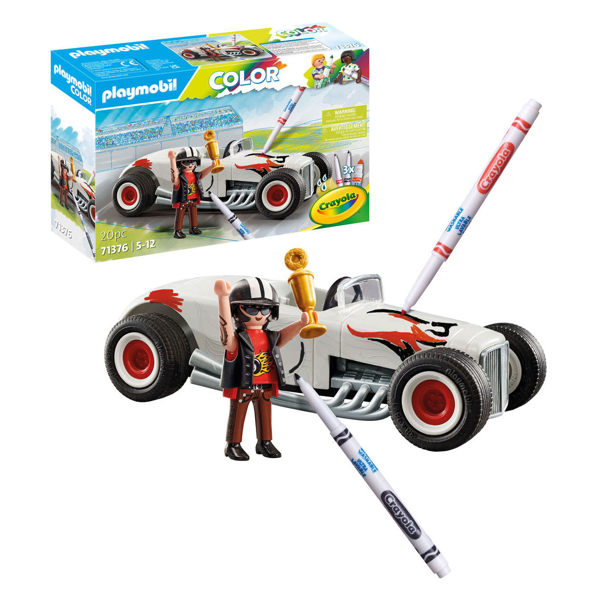 Playmobil color racewagen - 71376