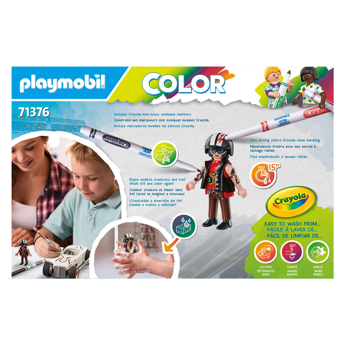 Playmobil color racewagen - 71376