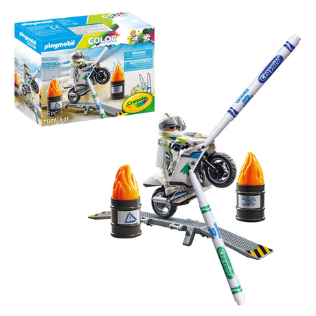 Playmobil color motorcrossmotor - 71377